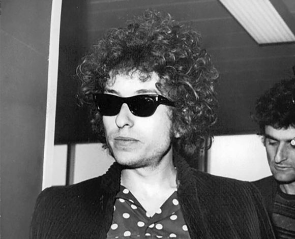 Bob Dylan at the Stockholm Arlanda Airport, Stockholm, Sweden (1966)