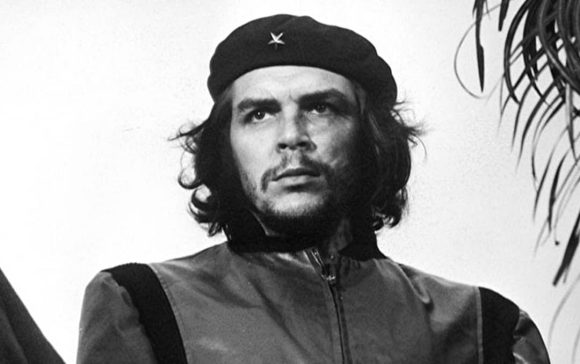 Iconic photo of Ernesto 'Che' Guevara whilst at the funeral for the victims of the La Coubre explosion (1960)
