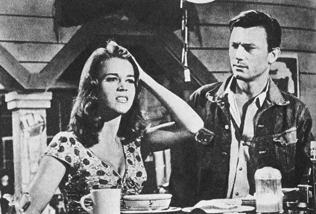 Jane Fonda (left) with Laurence Harvey (right) in 'Walk on the Wild Side' (1962)